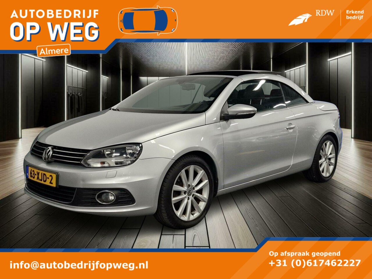 Volkswagen Eos - 1.4 TSI Highline | Pano | Cruise | Trekhaak - AutoWereld.nl