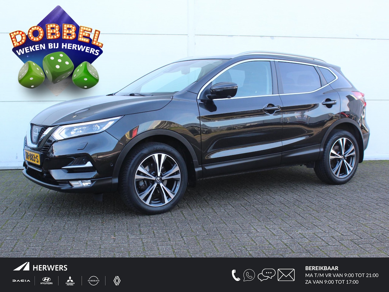 Nissan Qashqai - 1.2 DIG-T 115 Tekna / Trekhaak (1200 KG) / Navigatie / Stoelverwarming Voor / Climate Cont - AutoWereld.nl