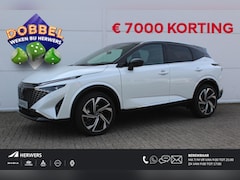 Nissan Qashqai - 1.3 MHEV Xtronic Tekna Plus * € 7.000, - Korting */ Uit Voorraad Leverbaar / Navigatie + A