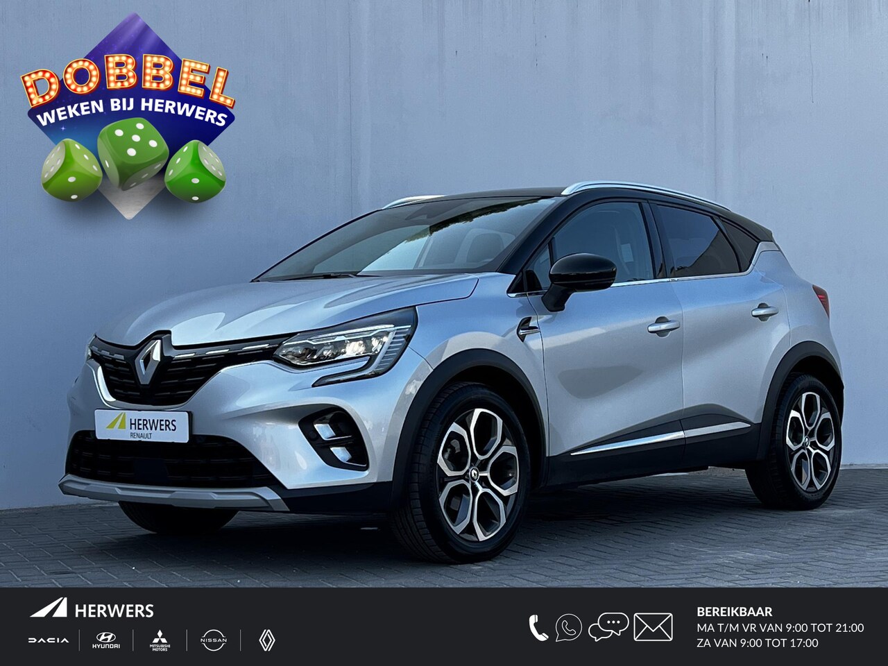 Renault Captur - 1.3 TCe 140 Intens Automaat / 1500kg Trekgewicht / Stuur- en stoelverwarming / Camera / Ap - AutoWereld.nl