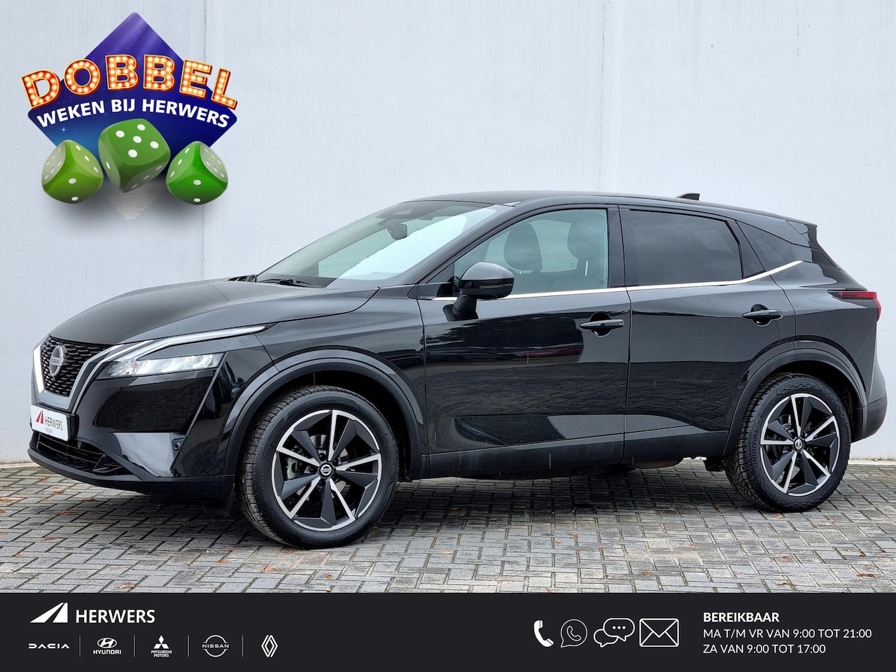 Nissan Qashqai - 1.3 MHEV Xtronic Tekna Plus Automaat / 1800KG Trekgewicht / Panoramadak / Cruise Control A - AutoWereld.nl