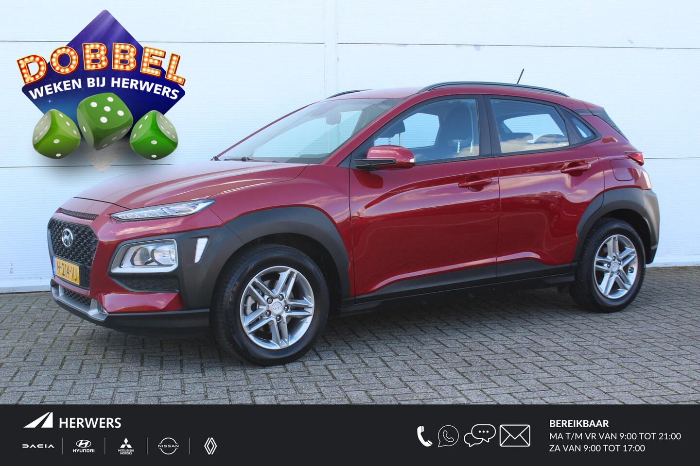 Hyundai Kona - 1.0 T-GDI Comfort / Trekhaak (1200 KG) / Climate Control / Cruise Control / Apple Carplay/ - AutoWereld.nl