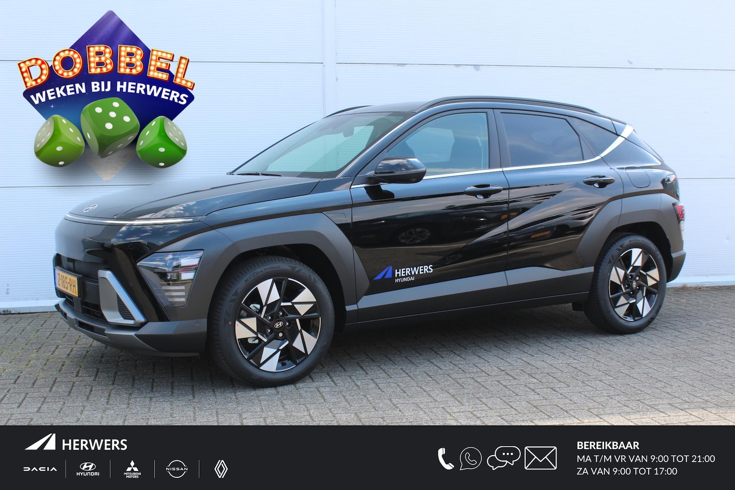 Hyundai Kona - 1.6 GDI HEV Premium / Lederen Bekleding / Navigatie + Apple Carplay/Android Auto / Keyless - AutoWereld.nl