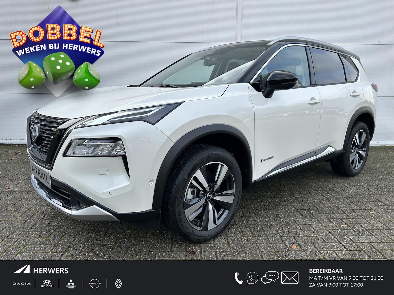 Nissan X-Trail - 1.5 e-Power Tekna / Elektrisch Schuif-/Kanteldak / Lederen Bekleding / Navigatie + Apple C - AutoWereld.nl