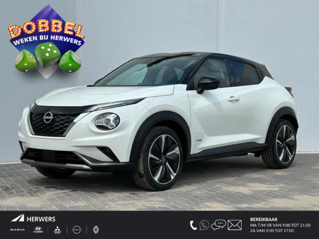 Nissan Juke - 1.6 Hybrid N-Design / Navigatie + Apple Carplay/Android Auto / Climate Control / Cruise Co - AutoWereld.nl