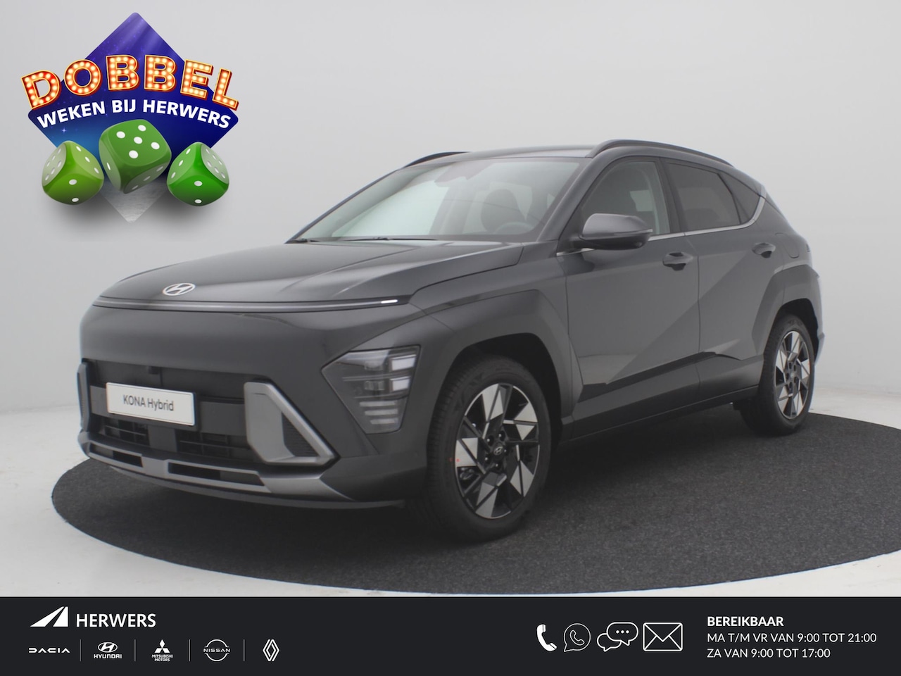 Hyundai Kona - 1.6 GDI HEV Premium / €1500,- Voordeel / €40.290.- Rijklaar / Uit Voorraad Leverbaar! / Na - AutoWereld.nl