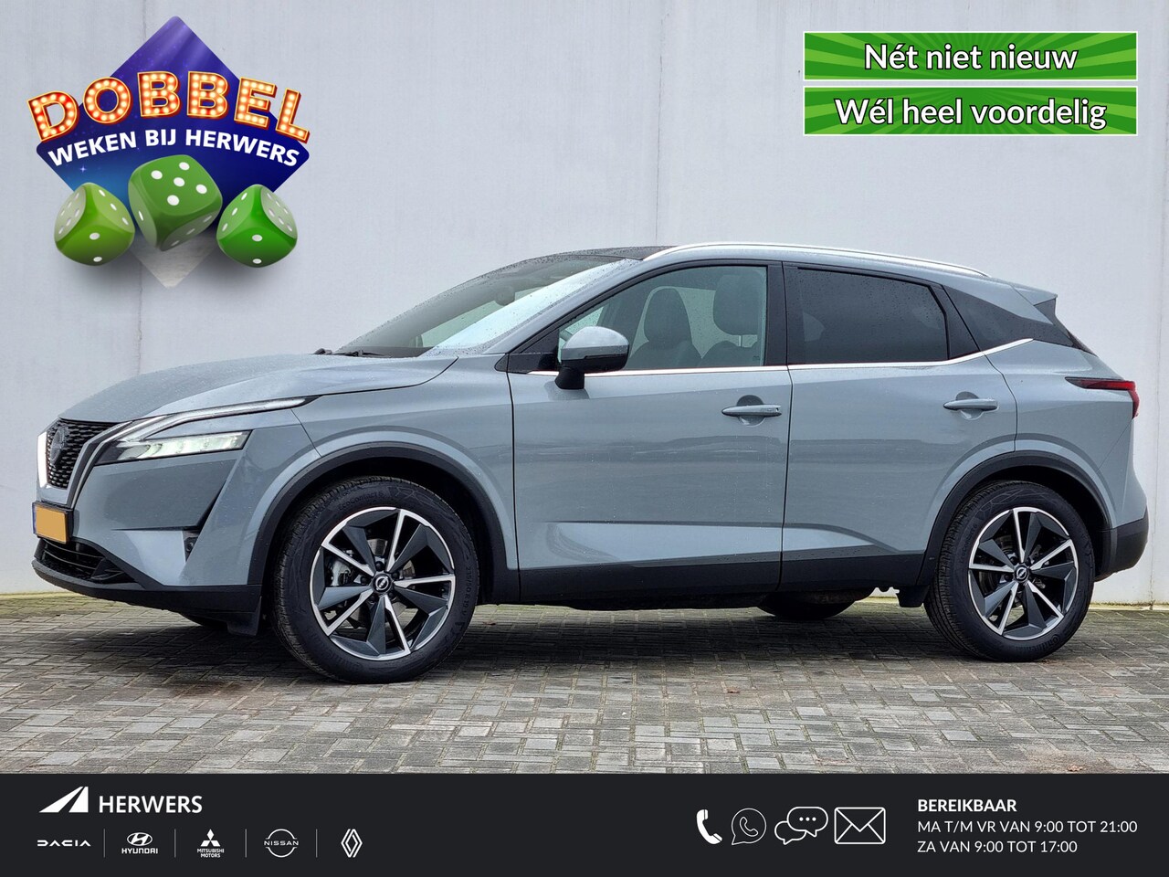 Nissan Qashqai - 1.3 MHEV Xtronic Tekna Automaat / Trekhaak / 1800KG Trekgewicht / Panoramadak / Head-up Di - AutoWereld.nl