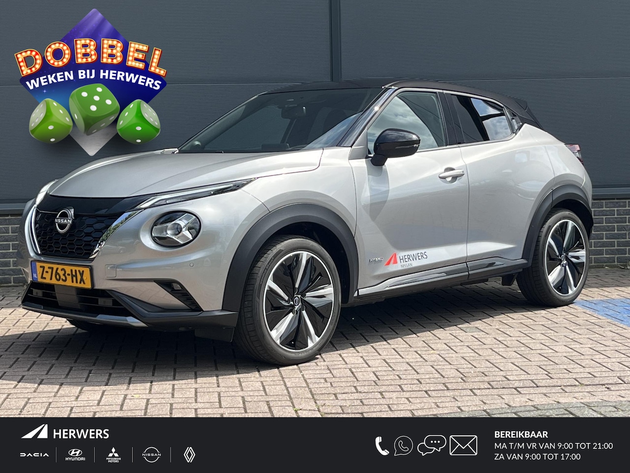 Nissan Juke - 1.6 Hybrid N-Design / Navigatie / Apple carplay Android auto / Parkeersensoren voor+achter - AutoWereld.nl