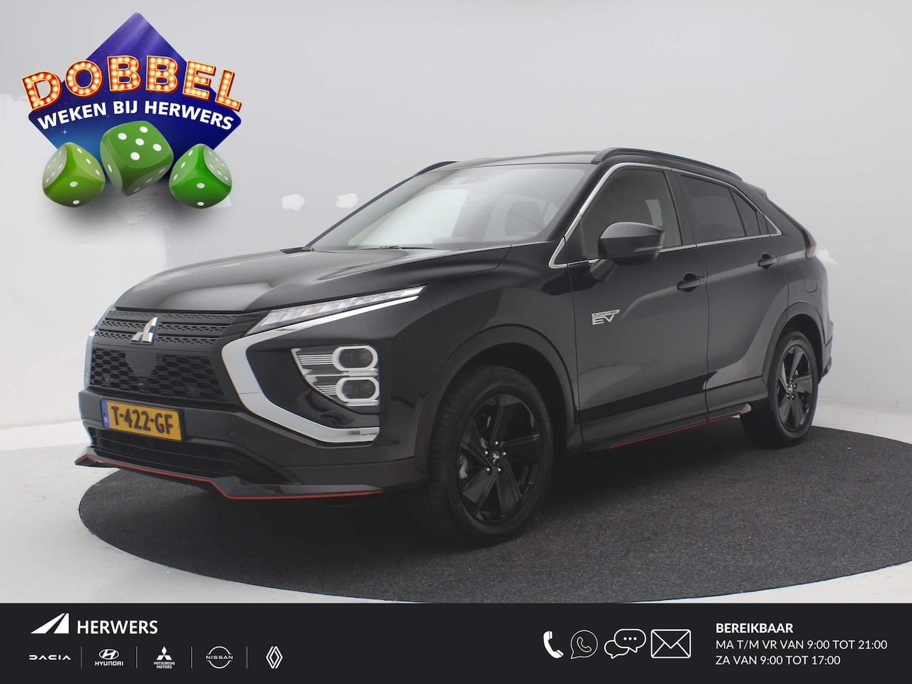 Mitsubishi Eclipse Cross - 2.4 PHEV Black Edition / Origineel Nederlandse Auto / 1500kg Trekgewicht / 8 Jaar Fabrieks - AutoWereld.nl