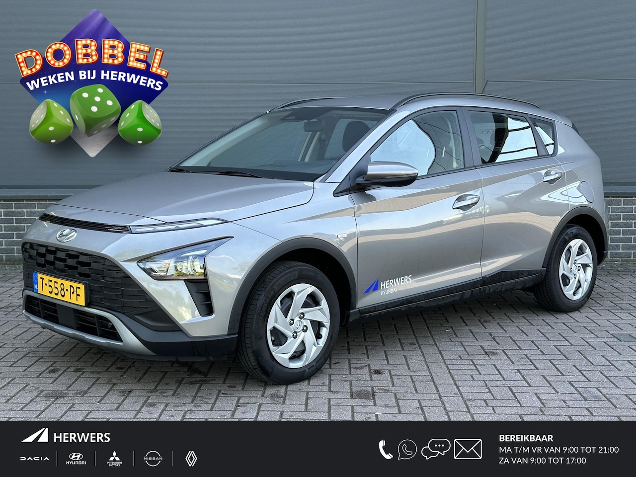 Hyundai Bayon - 1.0 T-GDI i-Motion / Airco  / Elektrische ramen / Cruise control / DAB / - AutoWereld.nl