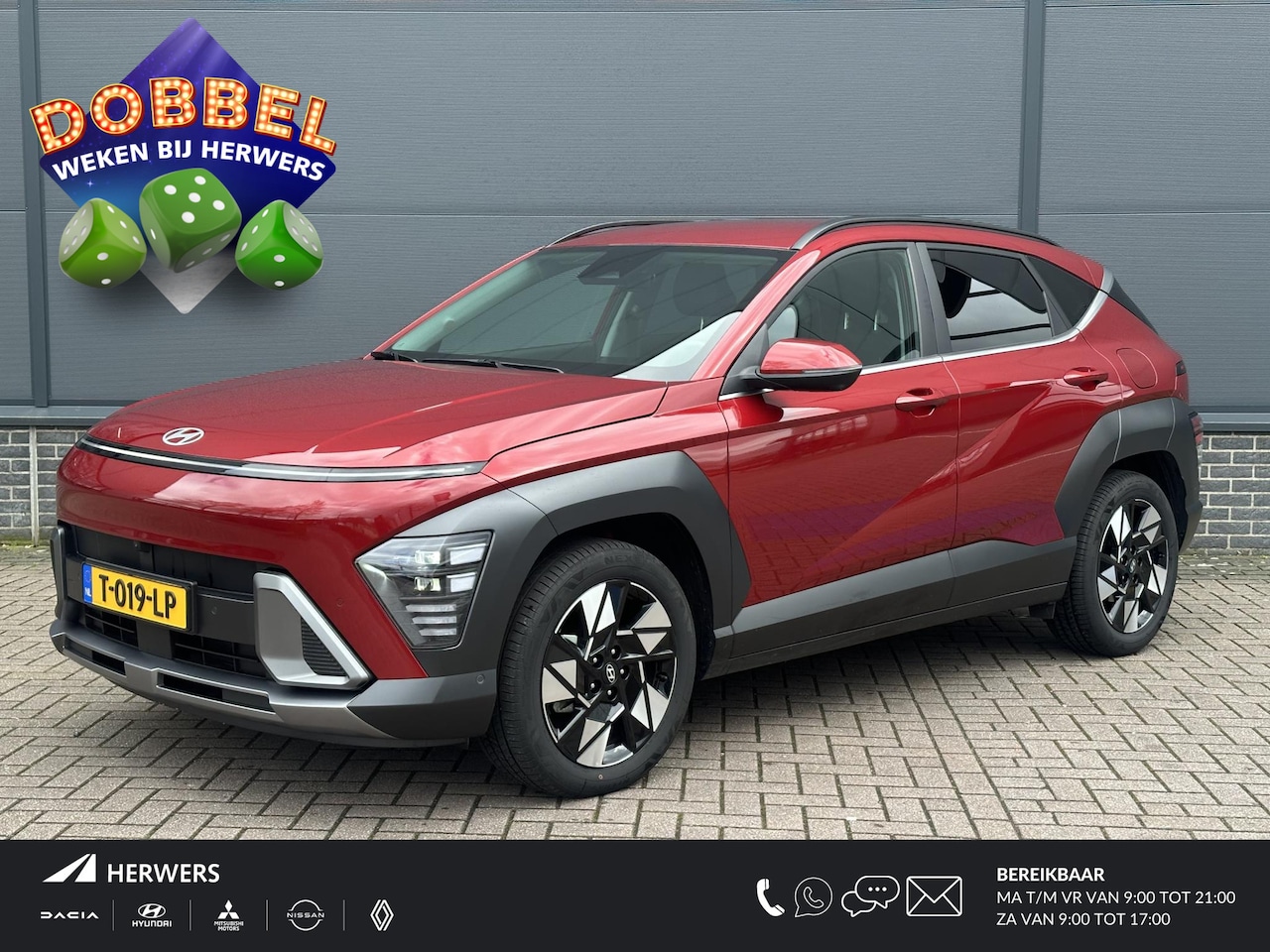 Hyundai Kona - 1.6 GDI HEV Premium / Navigatie / Elektrisch verstelbare stoelen / 360* Camera / Keyless / - AutoWereld.nl