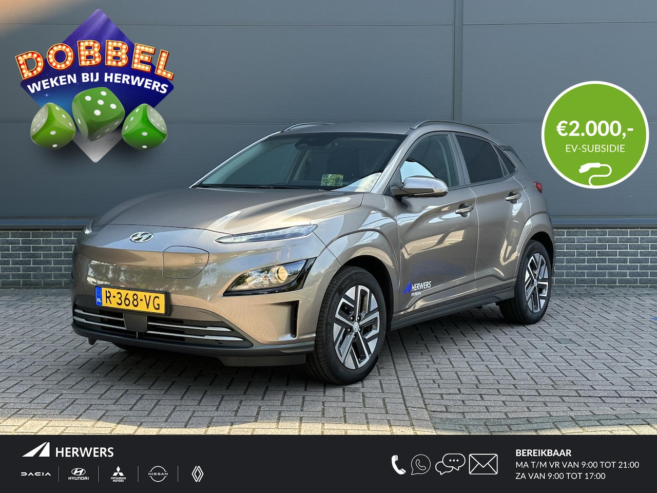 Hyundai Kona Electric - EV Fashion standaard range / Navigatie / Airco / Bluetooth / KRELL Audio / Keyless / Achte - AutoWereld.nl