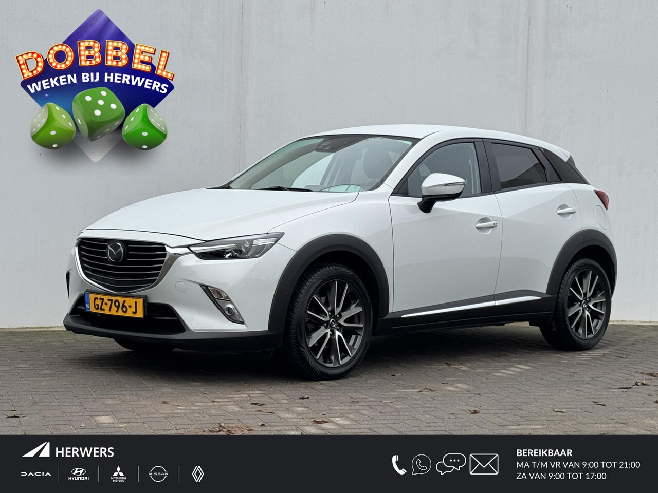 Mazda CX-3 - 2.0 SkyActiv-G 150 GT-M 4WD / All season banden / Stoelverwarming / Head-up display / Lede - AutoWereld.nl