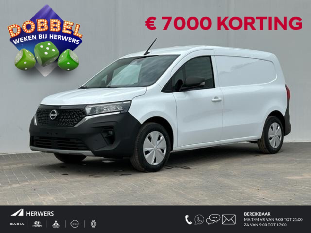 Nissan Townstar - N-Connecta L2 45 kWh / ** € 7.000,- KORTING ** / Nieuw uit voorraad leverbaar - AutoWereld.nl