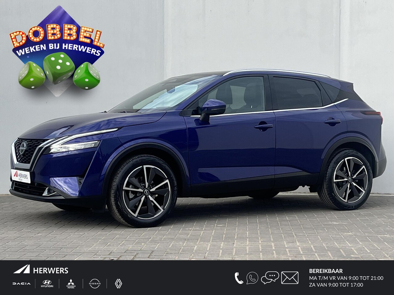 Nissan Qashqai - 1.3 MHEV Xtronic Tekna Plus Automaat / 1800KG Trekgewicht / Panoramadak / Cruise Control A - AutoWereld.nl