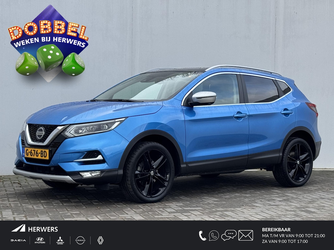 Nissan Qashqai - 1.3 DIG-T N-Motion / Panoramadak / Apple Carplay/Android Auto / Navigatie / 360 graden cam - AutoWereld.nl