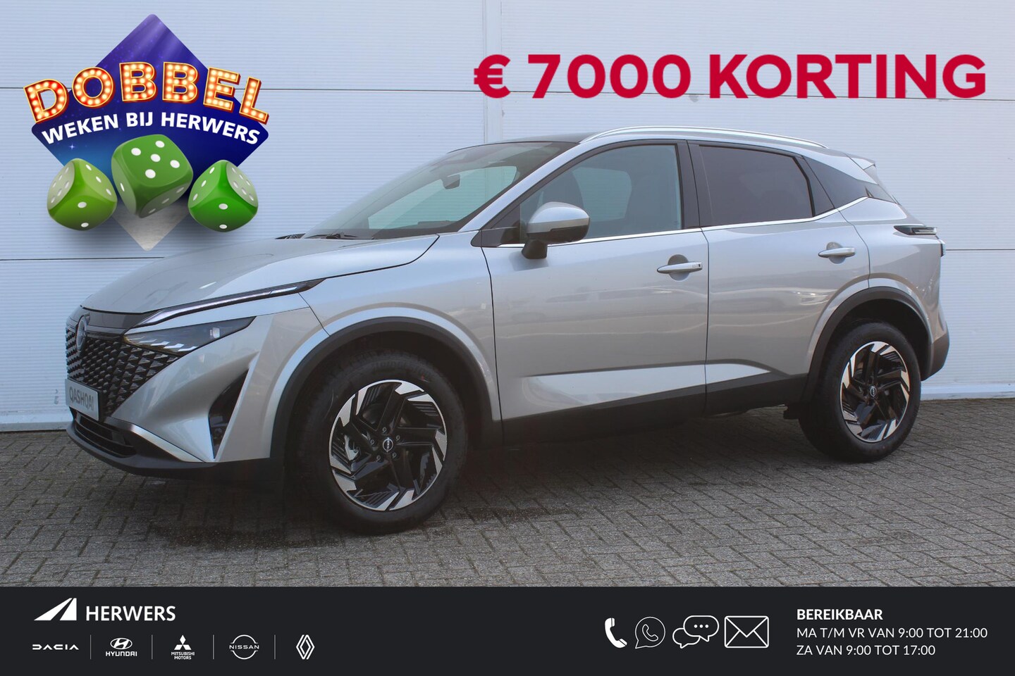 Nissan Qashqai - 1.3 MHEV Xtronic N-Connecta ** € 7.000,- KORTING ** / Nieuw uit voorraad leverbaar - AutoWereld.nl