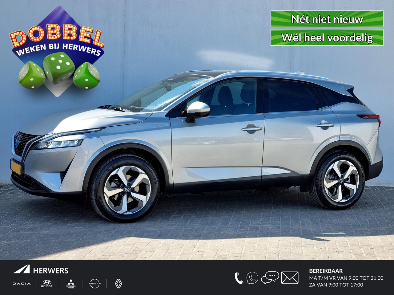 Nissan Qashqai - 1.3 MHEV N-Connecta / Trekhaak / 1400KG Trekgewicht / Panoramadak / Cruise control adaptie - AutoWereld.nl