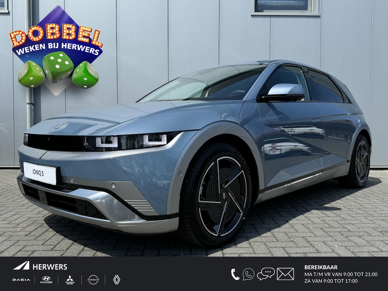 Hyundai IONIQ 5 - Lounge 84 kWh / Nieuw te Bestellen / Lucid Blue / 360 Camera / Lounge Black Interieur / St - AutoWereld.nl