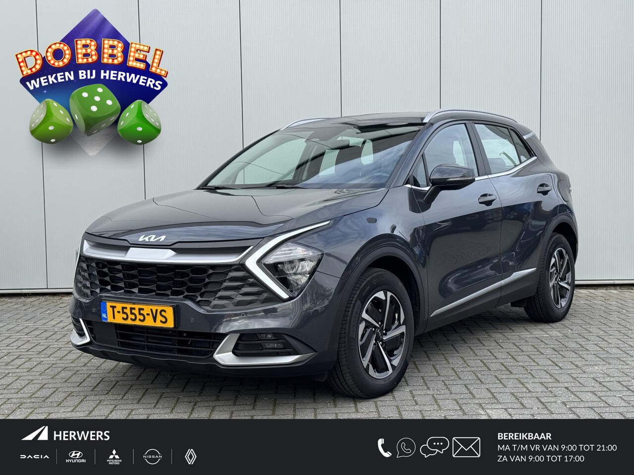 Kia Sportage - 1.6 T-GDi Hybrid DynamicLine / 1e eigenaar / Afneembare Trekhaak 1.650 KG / Navigatie / NL - AutoWereld.nl