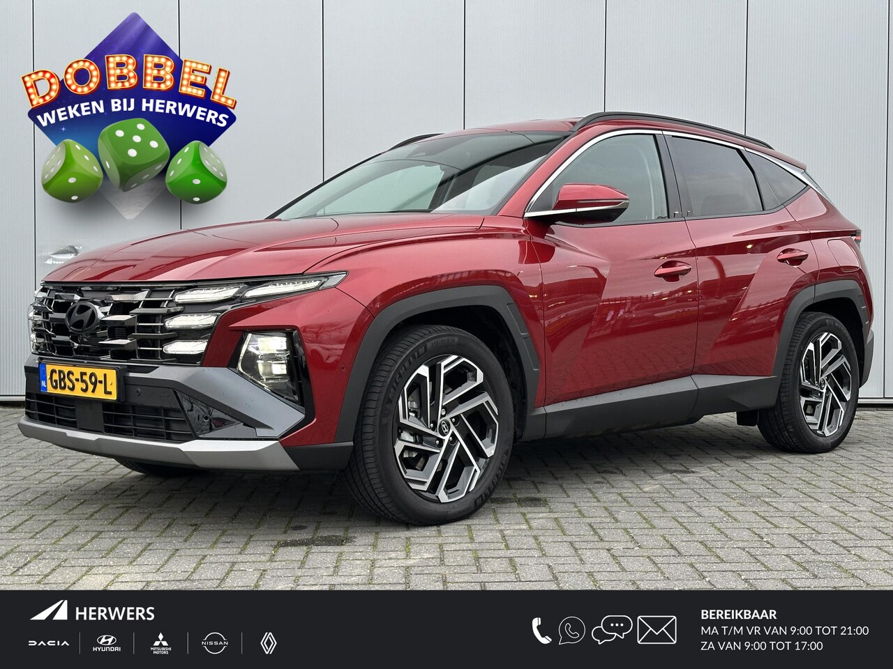 Hyundai Tucson - 1.6 T-GDI 4WD PHEV Premium / Stoelverwarming & Verkoeling / Elek. Achterklep / Leder / KRE - AutoWereld.nl