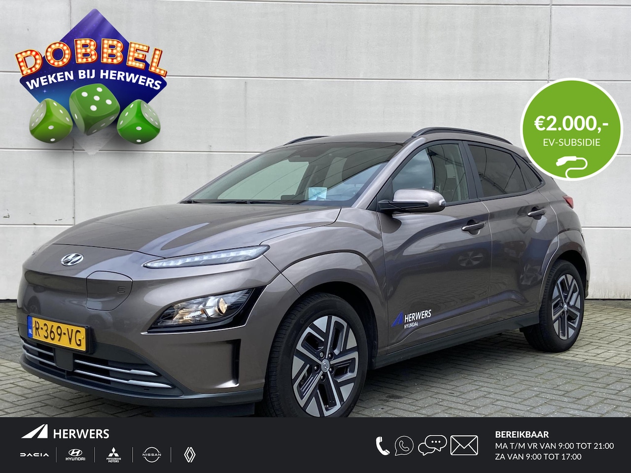 Hyundai Kona Electric - EV Fashion 39 kWh / 305 KM WLTP / Navigatie / Dodehoekdetectie / Head Up Display / Krell A - AutoWereld.nl