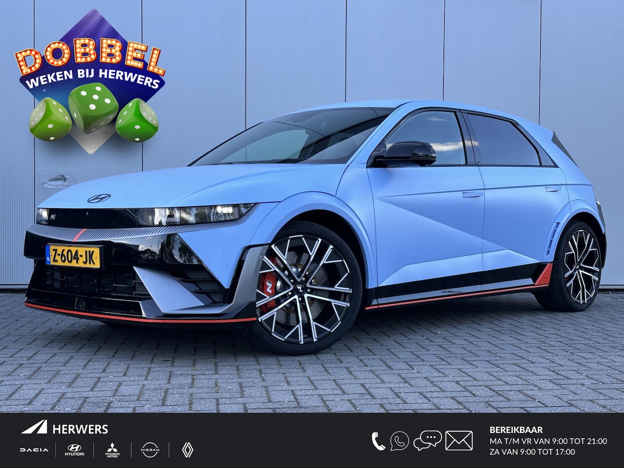 Hyundai IONIQ 5 - N AWD 84 kWh / 650 PK & 770 NM / Performance Blue Matt / 360 Camera / Digital Center Mirro - AutoWereld.nl