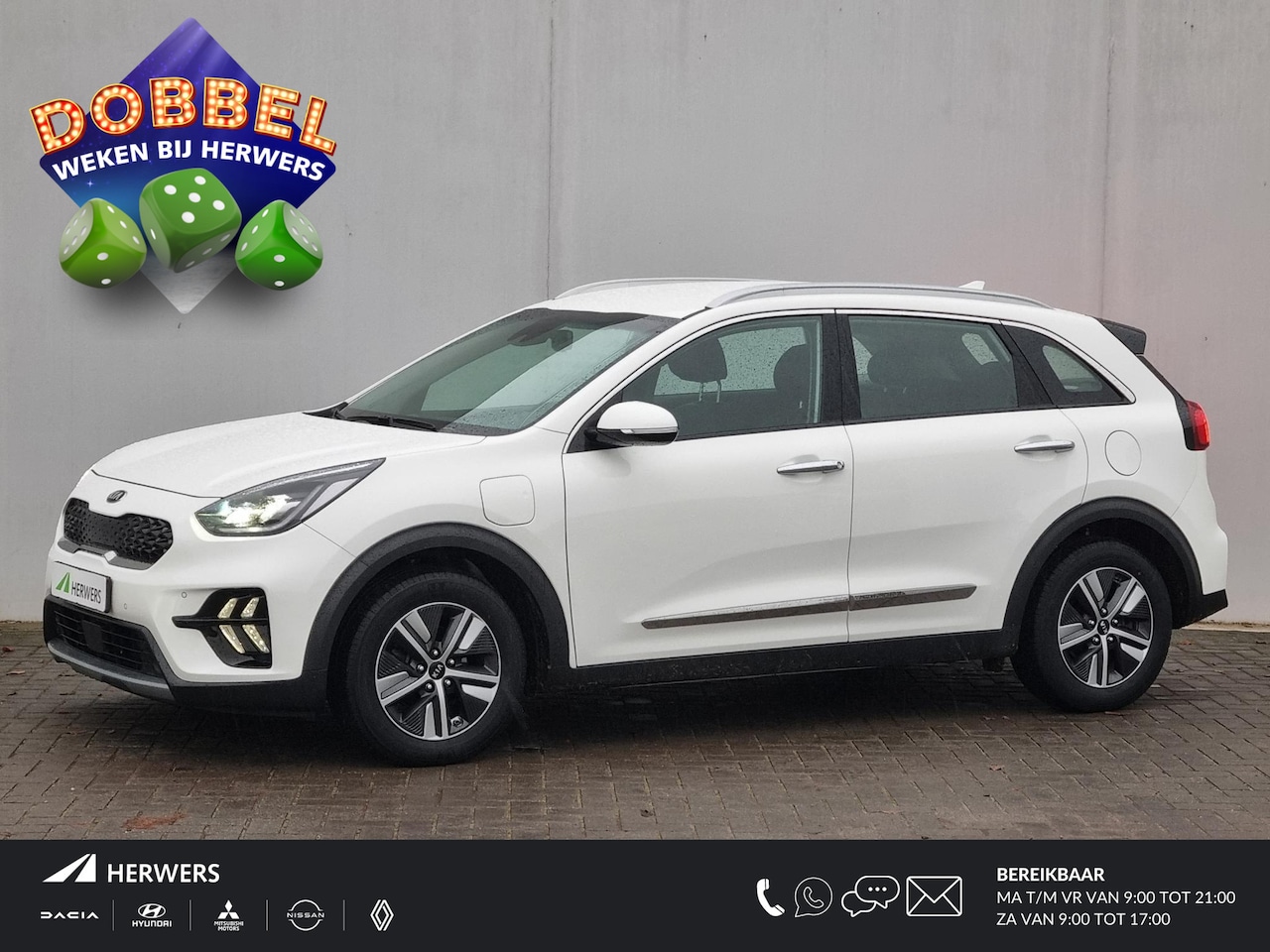 Kia Niro - 1.6 GDi PHEV DynamicPlusLine Automaat / Plug-in / Fabrieksgarantie tot 01-04-2028 / Naviga - AutoWereld.nl