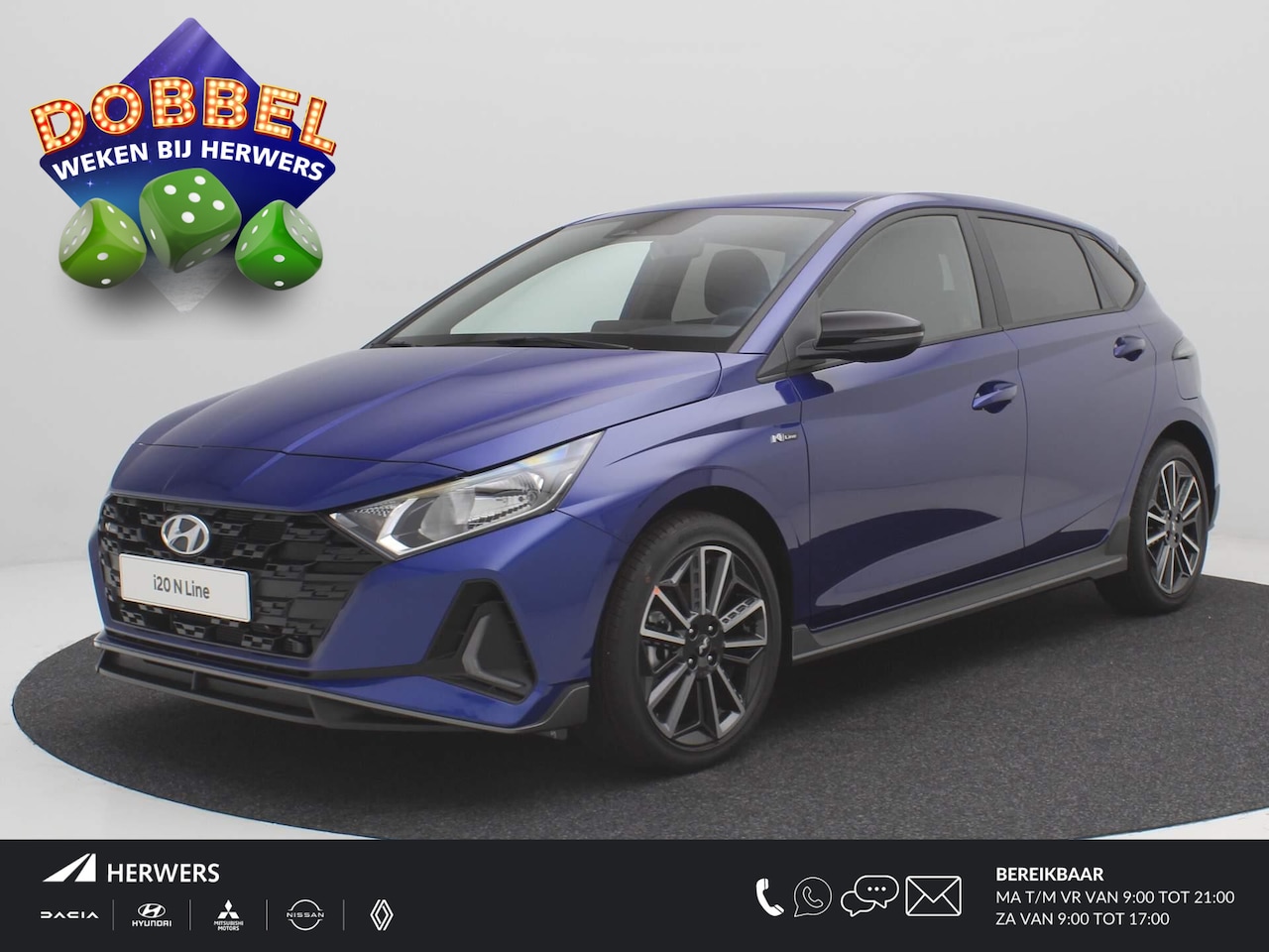 Hyundai i20 - 1.0 T-GDI N Line 100pk / NAVIGATIE / N-LINE SPORTPAKKET / 17" LMV N-LINE DESIGN / ACHTERUI - AutoWereld.nl