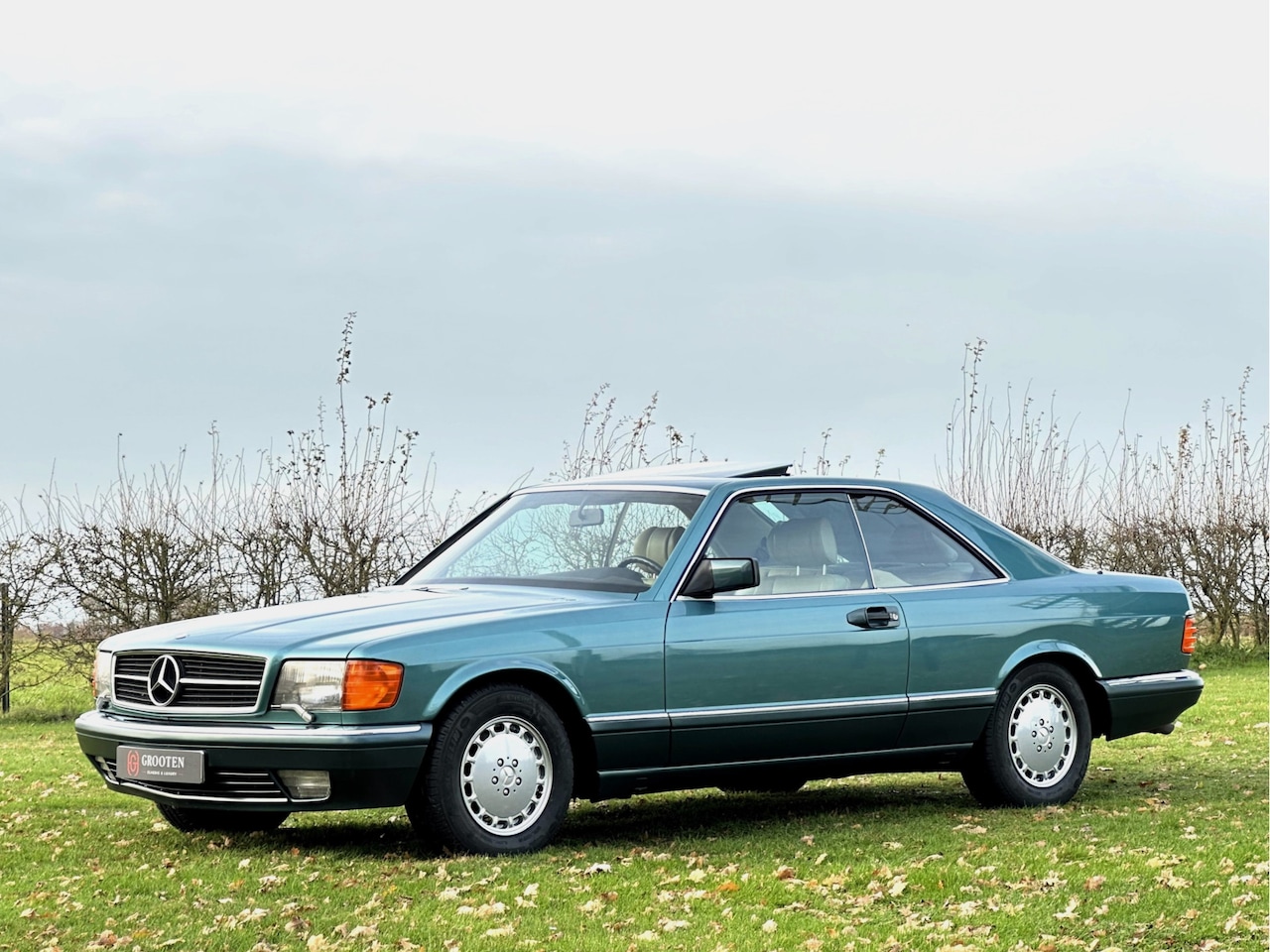 Mercedes-Benz S-klasse Coupé - 560 SEC - W126 - Petrol Grün - 84.000 km ! - AutoWereld.nl