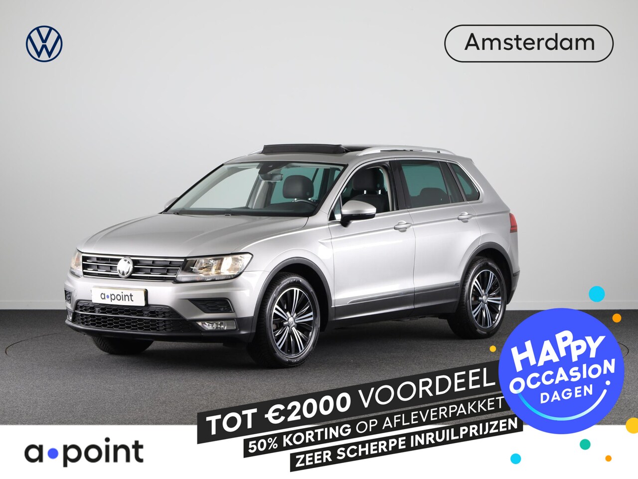 Volkswagen Tiguan - 1.4 TSI Connected Series | Trekhaak | Panoramadak | Stoelverwarming | Apple Carplay | - AutoWereld.nl