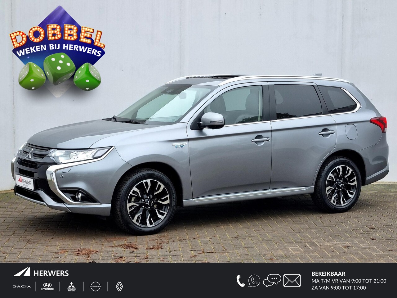 Mitsubishi Outlander - 2.0 PHEV instyle+ Automaat / Schuif-Kanteldak / Dealer Onderhouden / 1500kg Trekgewicht / - AutoWereld.nl