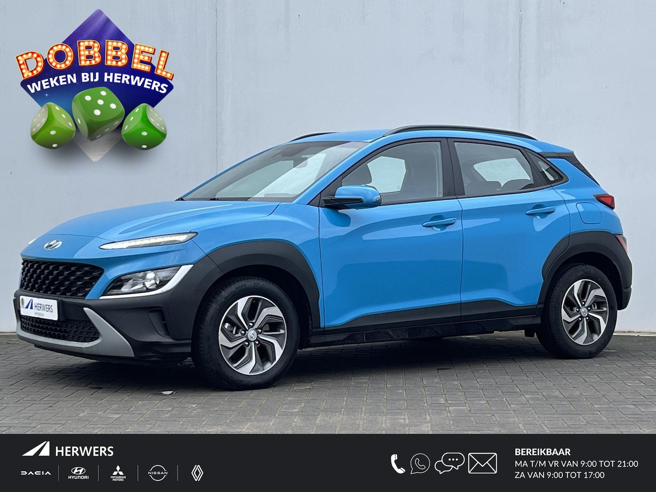 Hyundai Kona - 1.6 GDI HEV Comfort Smart Automaat / Navigatie / Climate control / Cruise control / Achter - AutoWereld.nl