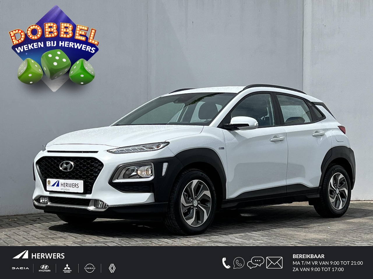 Hyundai Kona - 1.6 GDI HEV Fashion Automaat / Goed onderhouden / Weinig km / Bluelink navigatie / Apple C - AutoWereld.nl