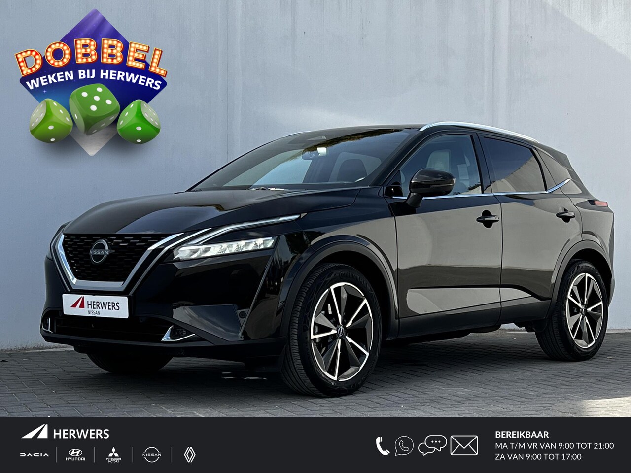 Nissan Qashqai - 1.3 MHEV Xtronic Tekna Plus / Panorama dak / Pro Pilot Adaptief cruise control / Bose Audi - AutoWereld.nl