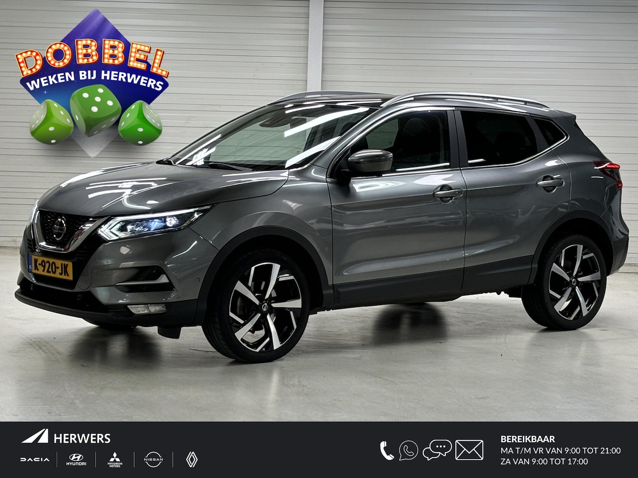 Nissan Qashqai - 1.3 DIG-T Tekna / Panoramadak / Voorstoelen verwarmd / Dakrails / Apple Car Play & Android - AutoWereld.nl