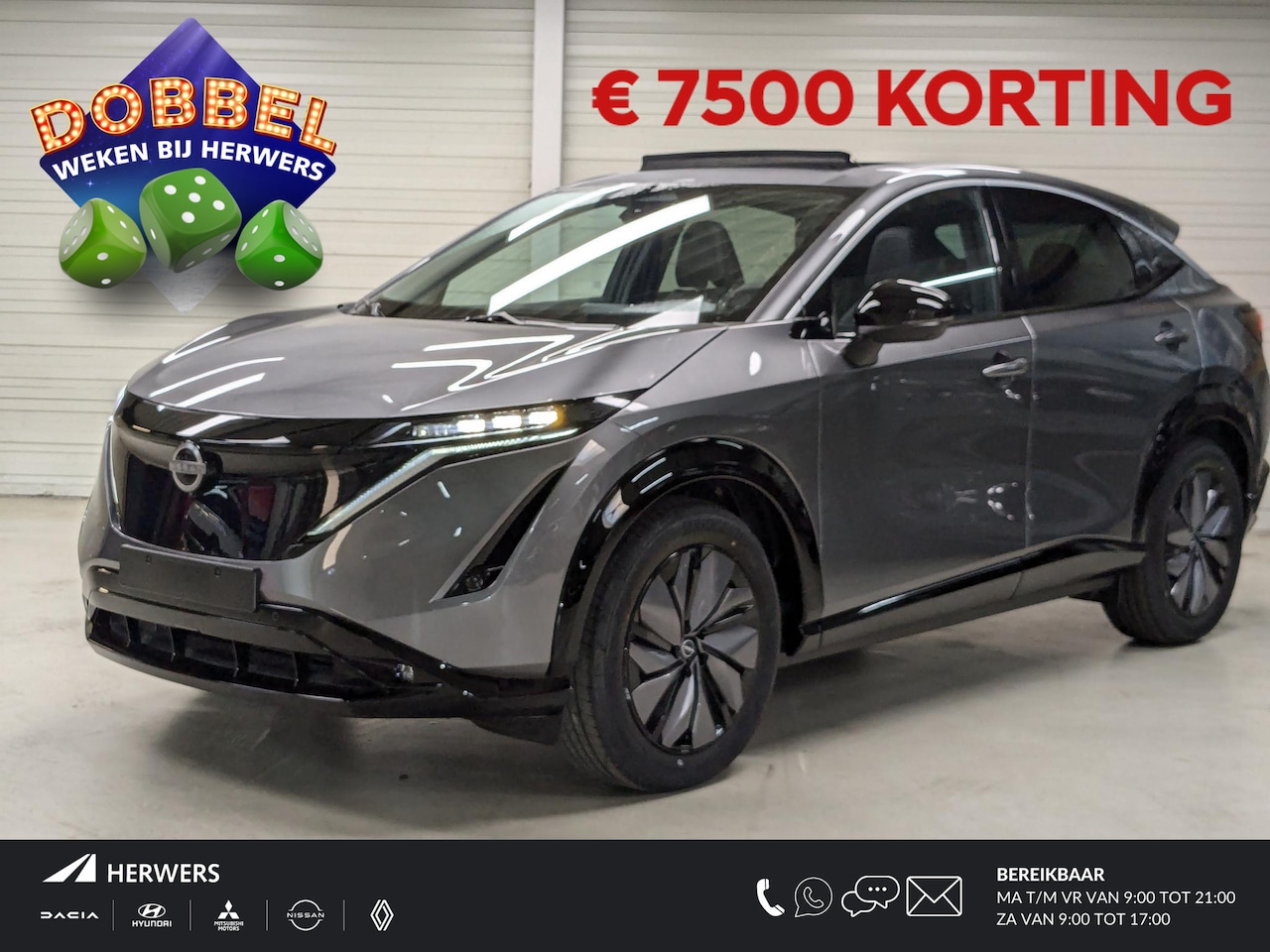 Nissan Ariya - Advance 91 kWh / ** € 7.500,- KORTING ** / Nieuw uit voorraad leverbaar - AutoWereld.nl