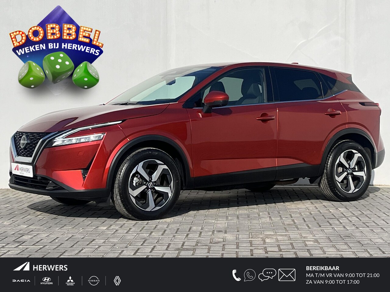 Nissan Qashqai - 1.3 MHEV 160PK Tekna Xtronic Automaat / 1800KG Trekgewicht / Pro pilot / Rondomzichtcamera - AutoWereld.nl