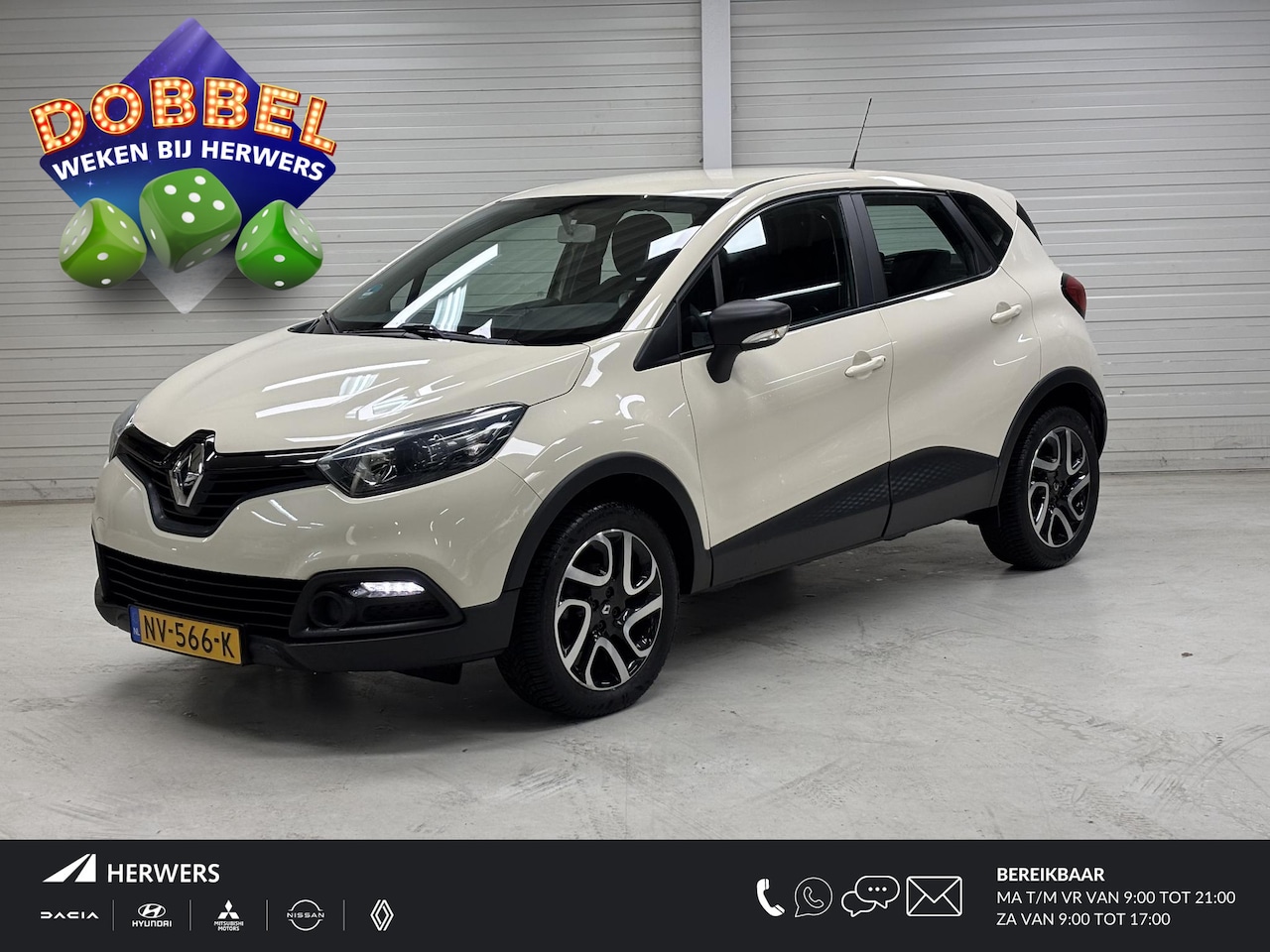 Renault Captur - 0.9 TCe Authentique / Dealer onderhouden / Airco / Cruise control / Trekhaak / - AutoWereld.nl