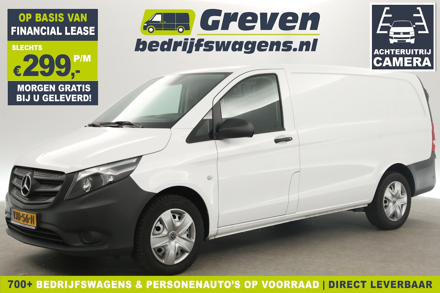 Mercedes-Benz Vito - 116 CDI Lang 164PK Airco Camera Carplay Cruise Navigatie PDC Elektrpakket Trekhaak - AutoWereld.nl