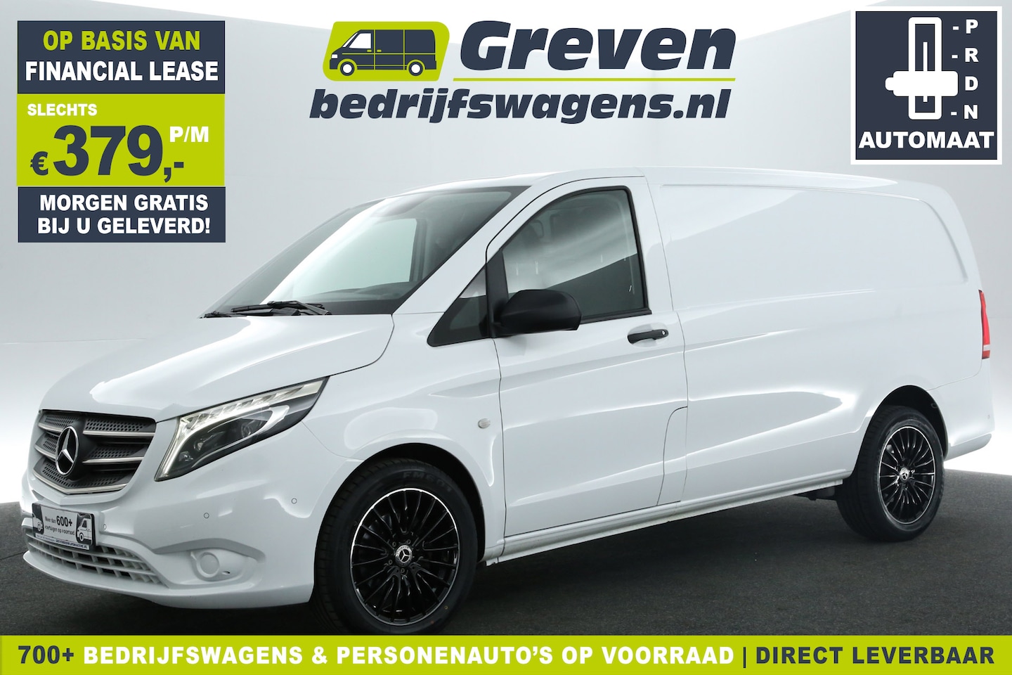 Mercedes-Benz Vito - 114 CDI Lang Automaat Airco Camera Cruise LED Navi PDC 18''LMV* 3 Persoons Elektrpakket - AutoWereld.nl