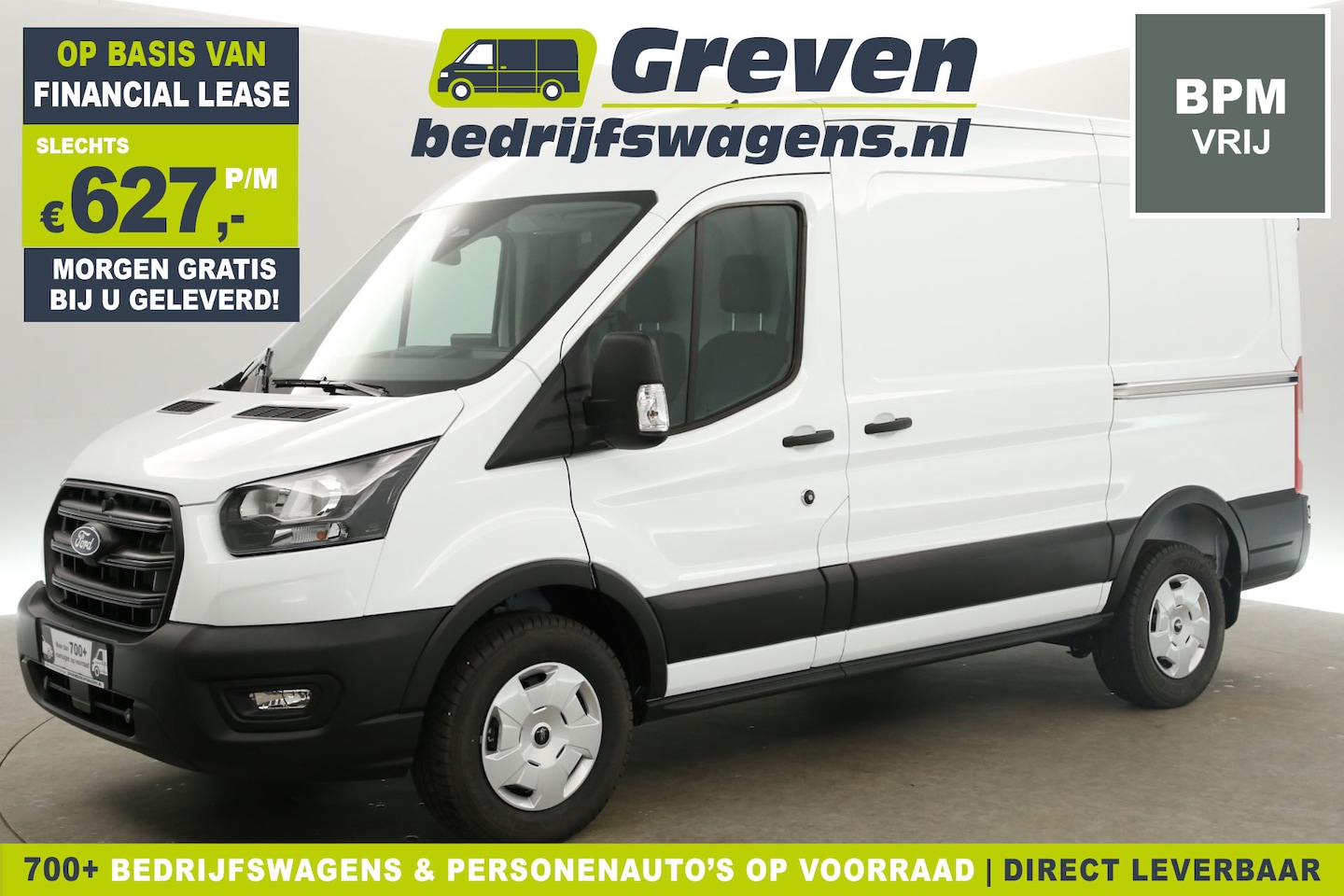 Ford Transit - L2H2 NIEUW | 165PK | BPM Vrij | Automaat Airco Camera Carplay 2xSchuifdeur Cruise PDC 3 Pe - AutoWereld.nl