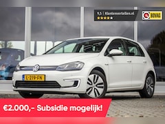 Volkswagen e-Golf - e-Golf | 2000, - Sub Mogelijk | Carplay | Cruise | LED | Park. sens. V + A