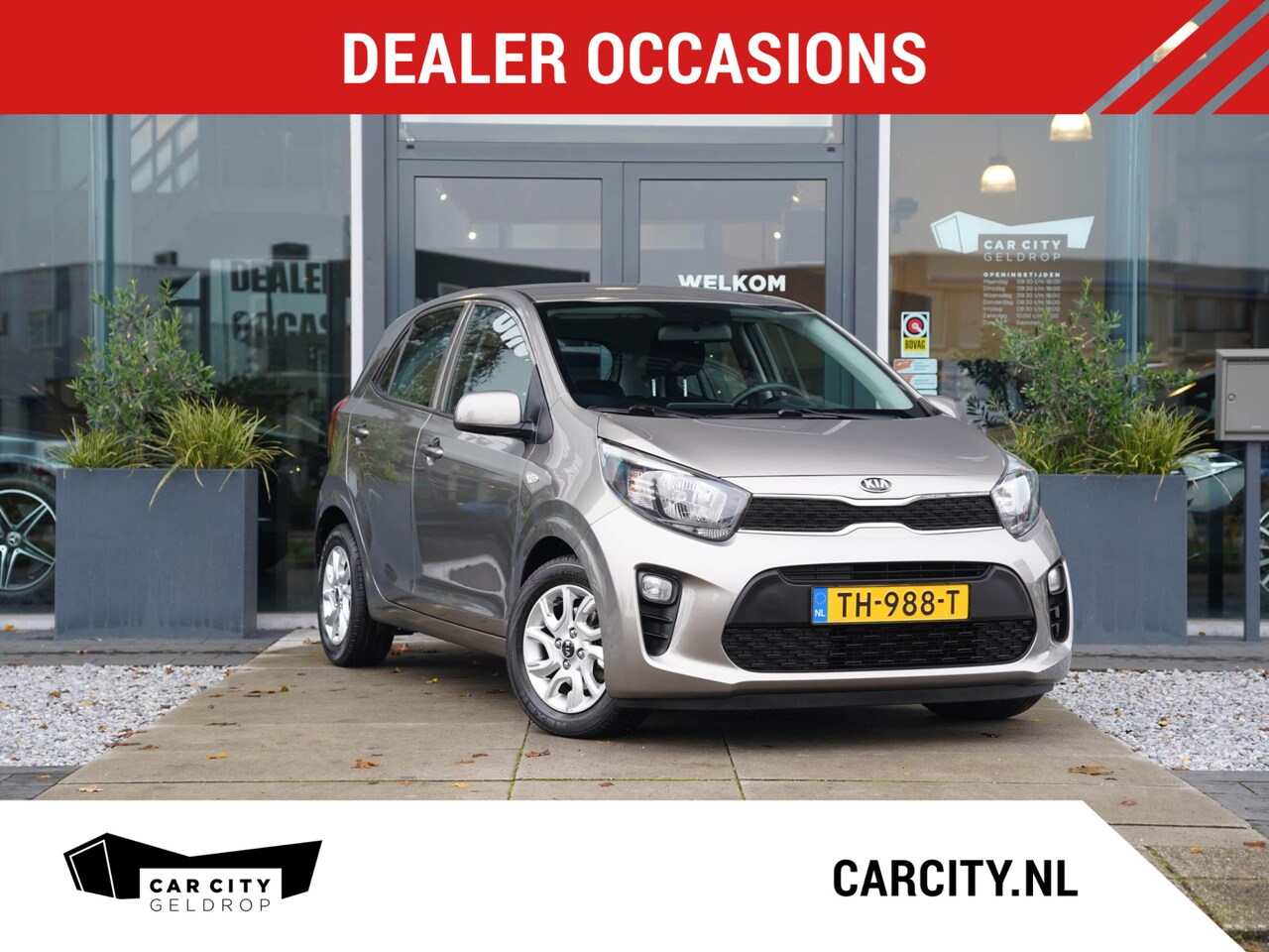 Kia Picanto - 1.0 CVVT ComfortPlusLine Navigator / Camera / Carplay / Navigatie / Lichtmetalen velgen - AutoWereld.nl