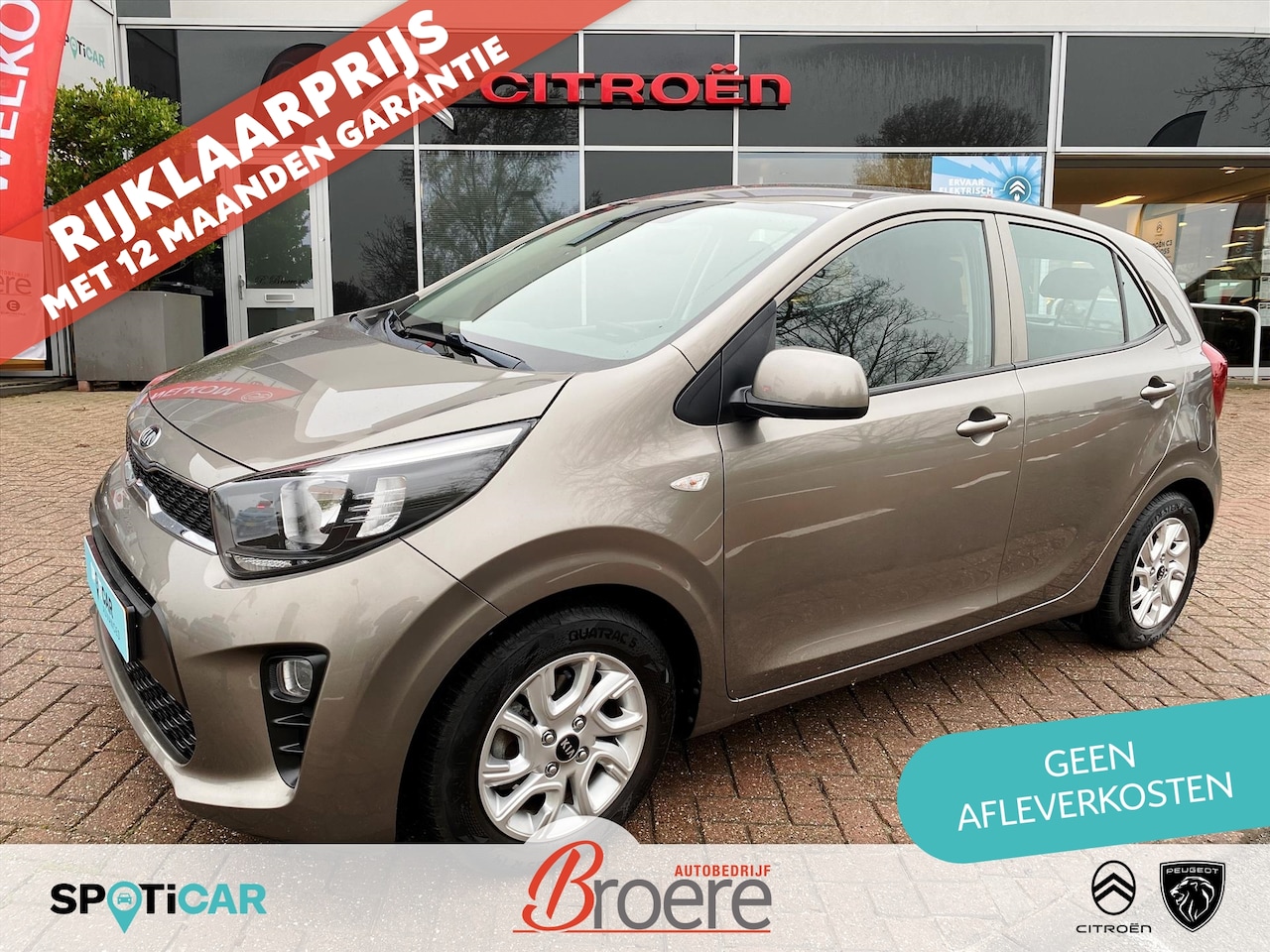 Kia Picanto - 1.0 CVVT 66 PK 5D EconomyPlusLine | camera, navigatie, cruise control, 14 inch velgen, air - AutoWereld.nl