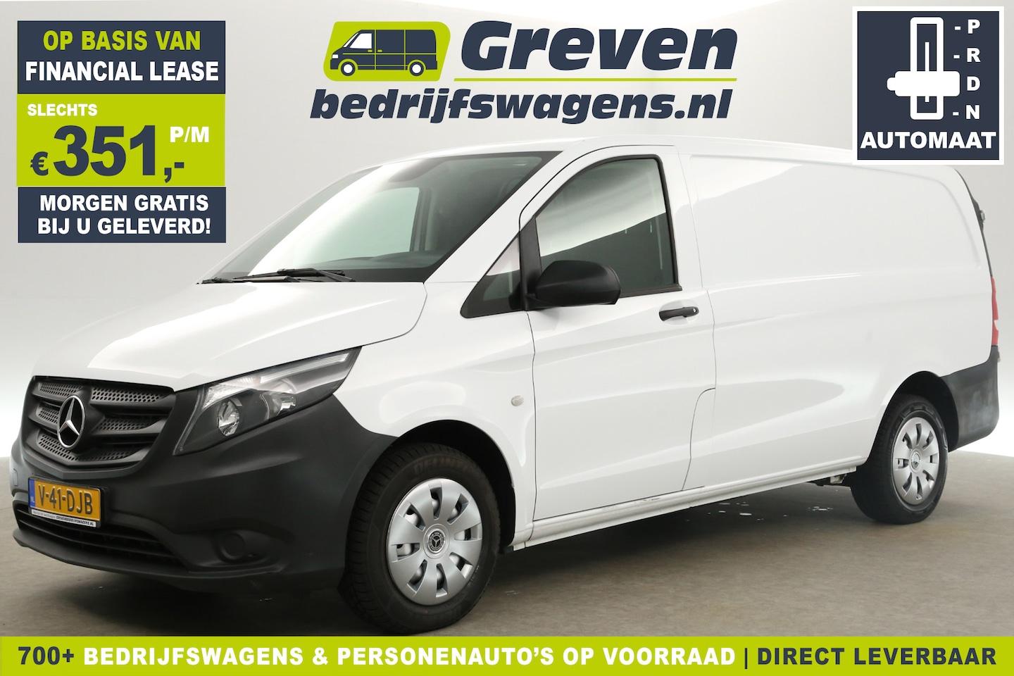 Mercedes-Benz Vito - 114 CDI Lang Automaat Airco Camera Cruise Navigatie 3 Persoons Elektrpakket Schuifdeur - AutoWereld.nl