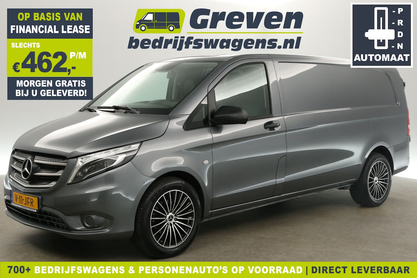 Mercedes-Benz Vito - 114 CDI Extra Lang Automaat Airco Cruisecontrol Camera Navi PDC 18"LMV 3 Persoons Elektrpa - AutoWereld.nl