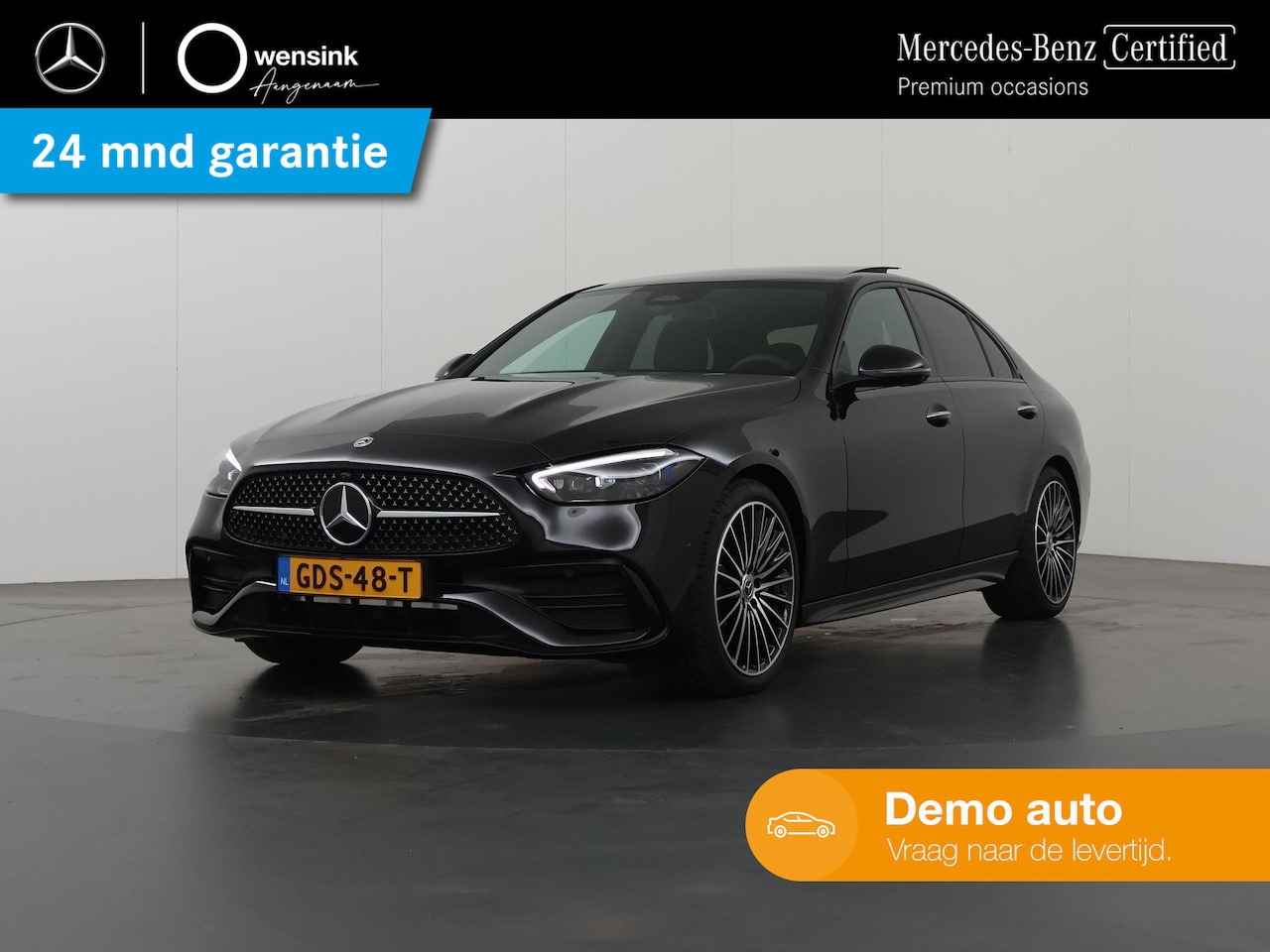 Mercedes-Benz C-klasse - 180 AMG NIGHT Premium Plus | Head Up Dsiplay | Panoramadak | 360 camera | Stoelgeheugen | - AutoWereld.nl