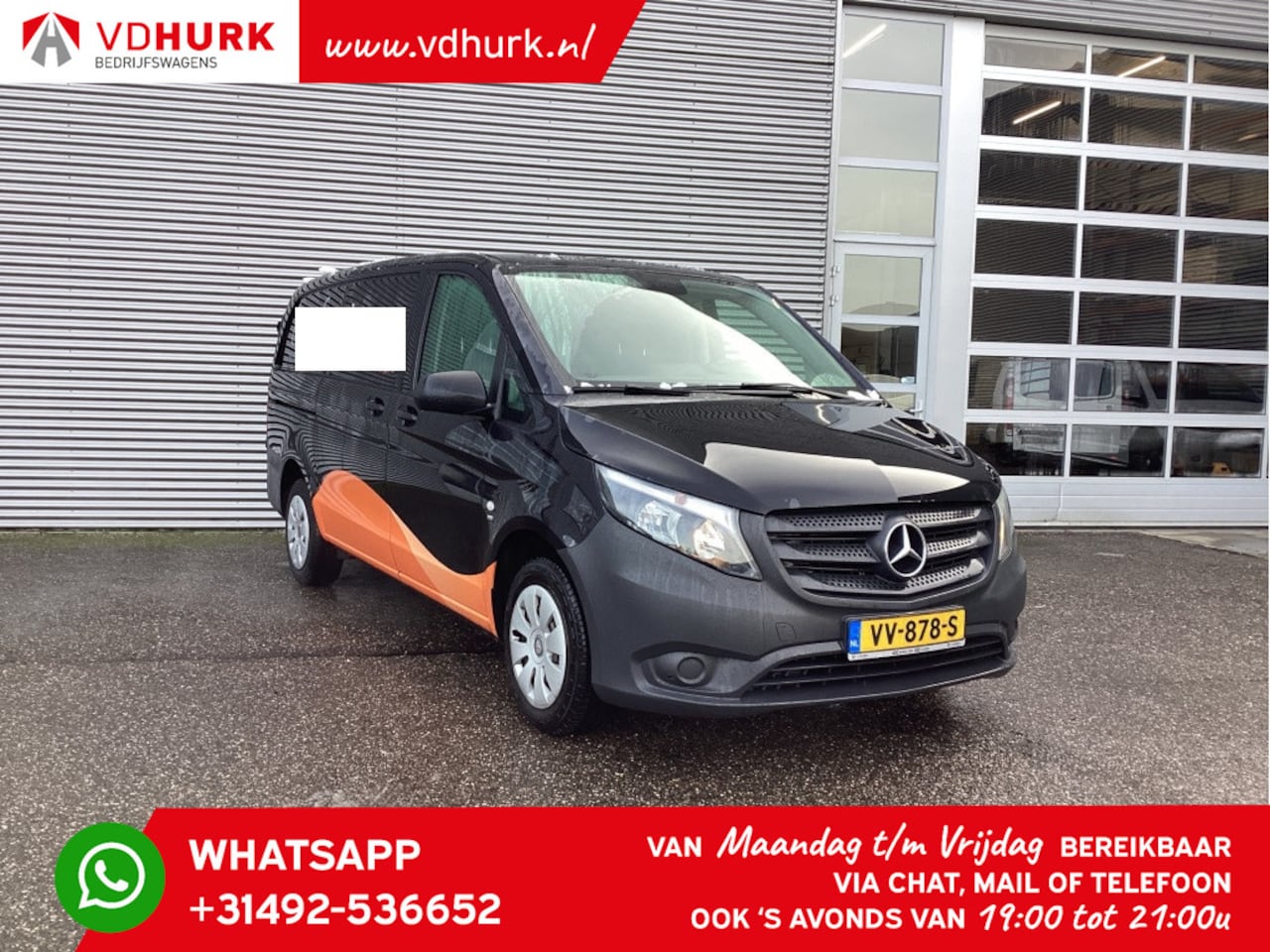 Mercedes-Benz Vito - 111 CDI L3 Airco/ Bluetooth/ Trekhaak (koppelingen actief zetten na controle) - AutoWereld.nl