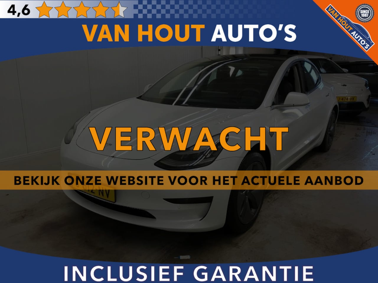 Tesla Model 3 - Standard RWD Plus 60 kWh | PANORAMA DAK | LEDER - AutoWereld.nl